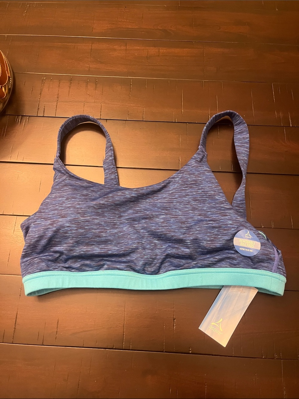 Aspire Sports Bra Removable Pads new Dazzling Blue Women’s Size XL